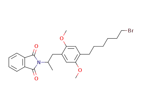 1H-Isoindole-1,3(2H)-dione,
2-[2-[4-(6-bromohexyl)-2,5-dimethoxyphenyl]-1-methylethyl]-