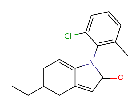1-(2-chloro-6-methyl-phenyl)-5-ethyl-1,4,5,6-tetrahydro-indol-2-one