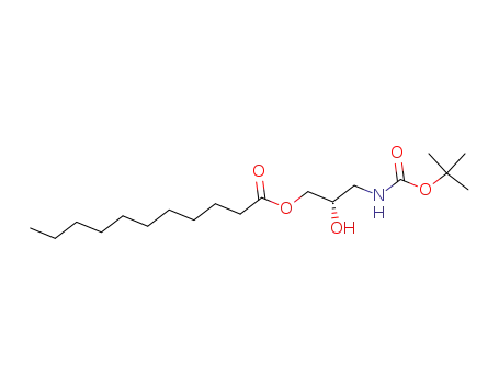 Undecanoic acid,
(2S)-3-[[(1,1-dimethylethoxy)carbonyl]amino]-2-hydroxypropyl ester