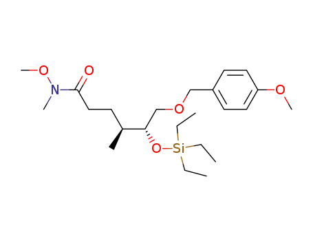 (4S,5R)-6-(4-Methoxy-benzyloxy)-4-methyl-5-triethylsilanyloxy-hexanoic acid methoxy-methyl-amide