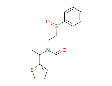Formamide, N-[2-(phenylsulfinyl)ethyl]-N-[1-(2-thienyl)ethyl]-