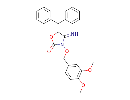 5-benzhydryl-3-(3,4-dimethoxybenzyloxy)-4-imino-oxazolidin-2-one
