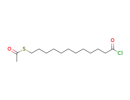Molecular Structure of 828295-66-5 (Ethanethioic acid, S-(12-chloro-12-oxododecyl) ester)