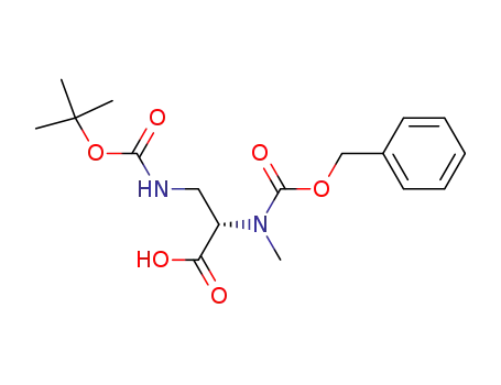 (S)-2-(N-benzyloxycarbonyl-N-methyl)amino-3-(tert-butoxycarbonylamino)propionic acid
