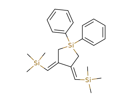 Silacyclopentane, 1,1-diphenyl-3,4-bis[(trimethylsilyl)methylene]-,
(3Z,4Z)-