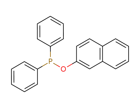 Molecular Structure of 63389-47-9 (Phosphinous acid, diphenyl-, 2-naphthalenyl ester)
