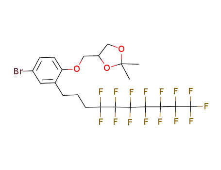 4-[4-bromo-2-(1H,1H,2H,2H,3H,3H-perfluorodecyl)phenoxymethyl]-2,2-dimethyl-1,3-dioxolane
