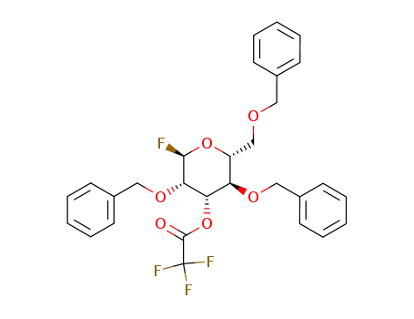 2,4,6,-tri-O-benzyl-1-thio-3-O-trifluoroacetyl-α-D-mannopyranosyl fluoride