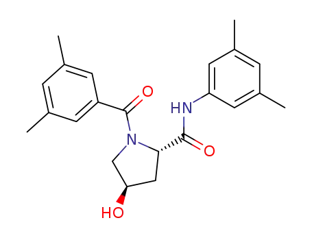 N-(3,5-dimethylbenzoyl)-N'-(3,5-dimethylphenyl)-(4R)-hydroxy-L-prolinamide
