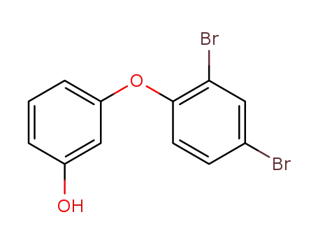 Molecular Structure of 602326-18-1 (Phenol, 3-(2,4-dibromophenoxy)-)