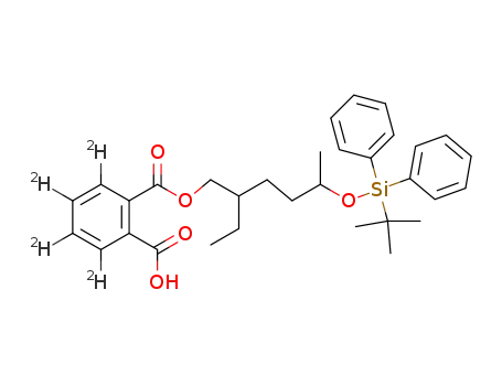 mono[2-ethyl-5-(tert-butyldiphenylsilyloxy)hexyl] (3,4,5,6-2H<sub>4</sub>)-phthalate