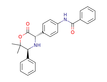 (3S,5S)-3-[4-(benzoylamino)phenyl]-6,6-dimethyl-5-phenylmorpholin-2-one