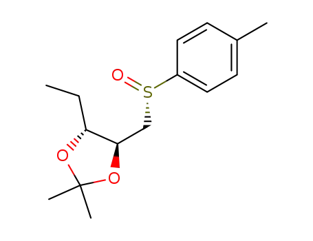 (4R,5S)-4-Ethyl-2,2-dimethyl-5-((S)-toluene-4-sulfinylmethyl)-[1,3]dioxolane