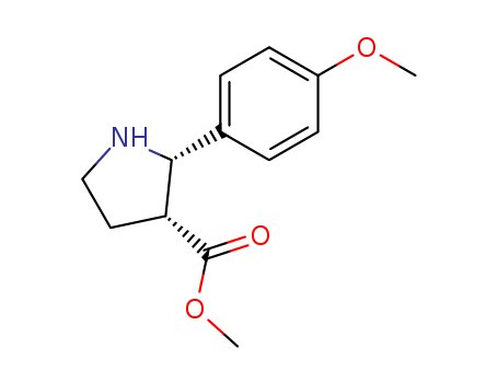 cis-Methyl 2-(4-methoxyphenyl)pyrrolidine-3-carboxylate