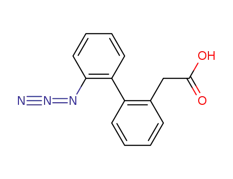 Molecular Structure of 683277-82-9 ((2'-azido-biphenyl-2-yl)-acetic acid)