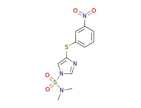 4-(3-nitrophenylsulfanyl)imidazole-1-sulfonic acid dimethylamide