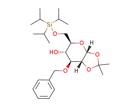 3-O-benzyl-1,2-O-isopropylidene-6-O-triisopropylsilyl-α-D-glucopyranoside