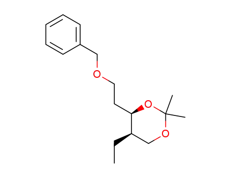 (4R,5R)-4-(2-Benzyloxy-ethyl)-5-ethyl-2,2-dimethyl-[1,3]dioxane