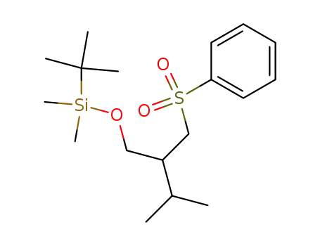 3-methyl-2-(tert-butyldimethyl-silyloxymethyl)-1-(phenylsulfonyl)butane