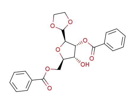 2,5-anhydro-3,6-di-O-benzoyl-D-allose ethylene acetal