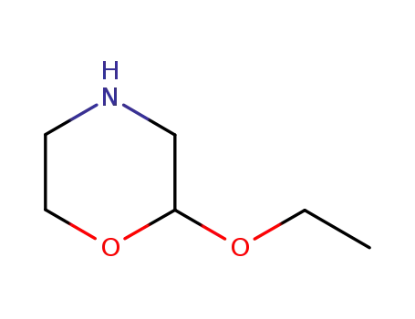 Molecular Structure of 91259-04-0 (Morpholine, 2-ethoxy-)