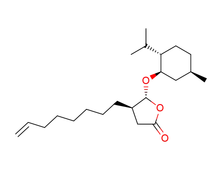 (4R,5R)-5-(l-menthyloxy)-4-(oct-7-enyl)dihydro-2-furanone