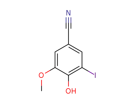 벤조니트릴, 4-히드록시-3-요오도-5-메톡시-