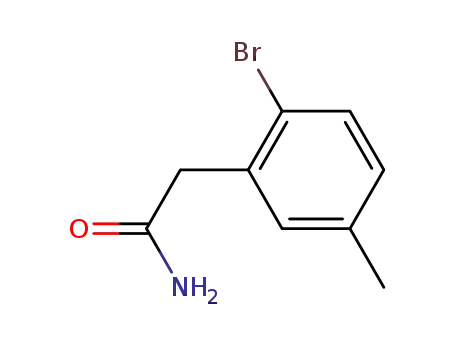 Molecular Structure of 792917-15-8 (Acetamide, 2-[6-bromo-m-tolyl]- (5CI))
