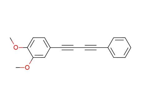 Molecular Structure of 1217554-49-8 (1-(3,4-dimethoxyphenyl)-4-phenylbuta-1,3-diyne)