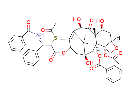 (2'S,3'S)-10-deacetyl-2'-deoxy-2'-epi-acetylmercaptopaclitaxel