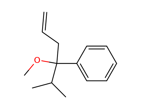 Molecular Structure of 198996-98-4 (Benzene, [1-methoxy-1-(1-methylethyl)-3-butenyl]-)