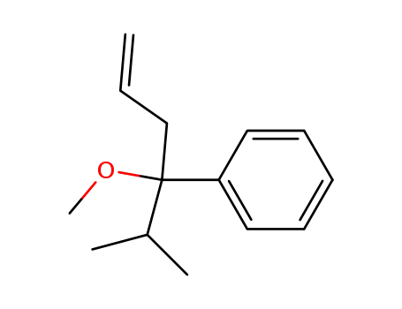 Molecular Structure of 198996-98-4 (Benzene, [1-methoxy-1-(1-methylethyl)-3-butenyl]-)