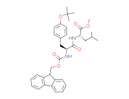L-Leucine,
O-(1,1-dimethylethyl)-N-[(9H-fluoren-9-ylmethoxy)carbonyl]-L-tyrosyl-,
methyl ester
