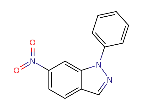 Molecular Structure of 91178-59-5 (6-NITRO-1-PHENYL-1H-INDAZOLE)