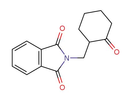 Molecular Structure of 79443-71-3 (1H-Isoindole-1,3(2H)-dione, 2-[(2-oxocyclohexyl)methyl]-)