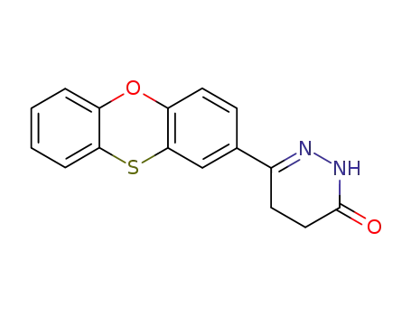 3(2H)-Pyridazinone, 4,5-dihydro-6-(2-phenoxathiinyl)-