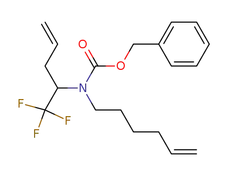 benzyl N-(5-hexenyl)-N-[1-(trifluoromethyl)-3-butenyl]carbamate