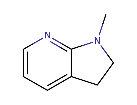 Molecular Structure of 294646-72-3 (1H-Pyrrolo[2,3-b]pyridine,2,3-dihydro-1-methyl-(9CI))