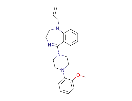 1-allyl-5-[4-(2-methoxyphenyl)piperazin-1-yl]-2,3-dihydro-1H-1,4-benzodiazepine