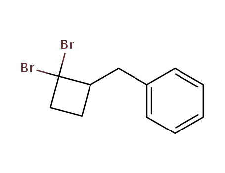Benzene, [(2,2-dibromocyclobutyl)methyl]-