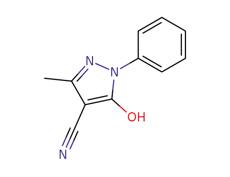 1H-Pyrazole-4-carbonitrile, 5-hydroxy-3-methyl-1-phenyl-
