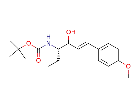 Carbamic acid,
[(1S,3E)-1-ethyl-2-hydroxy-4-(4-methoxyphenyl)-3-butenyl]-,
1,1-dimethylethyl ester