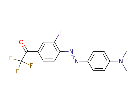 1-[4-(4-dimethylaminophenylazo)-3-iodo-phenyl]-2,2,2-trifluoroethanone