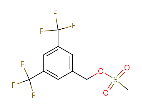 Molecular Structure of 183551-51-1 (3,5-BIS(TRIFLUOROMETHYL)BENZYL METHANESULPHONATE)