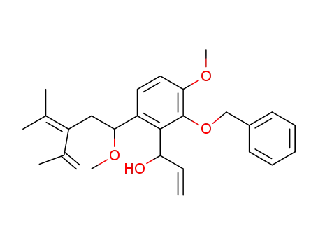 1-[2-benzyloxy-6-(3-isopropenyl-1-methoxy-4-methyl-pent-3-enyl)-3-methoxy-phenyl]-prop-2-en-1-ol