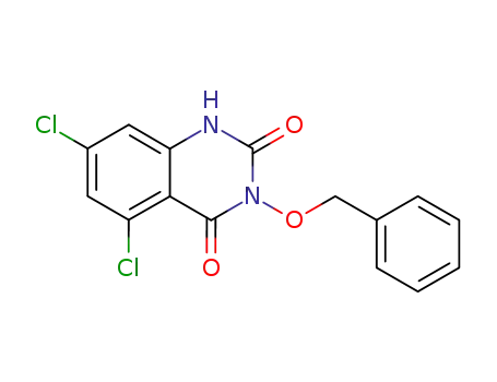3-(benzyloxy)-5,7-dichloro-1H-quinazoline-2,4(1H,3H)-dione