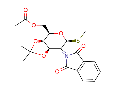 methyl 6-O-acetyl-2-deoxy-3,4-O-isopropylidene-2-phthalimido-1-thio-β-D-galactopyranoside