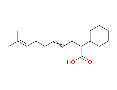 (4E)-2-사이클로헥실-5,9-디메틸-데카-4,8-디엔산
