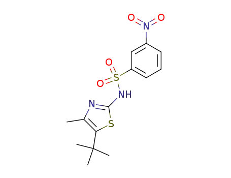 Benzenesulfonamide,
N-[5-(1,1-dimethylethyl)-4-methyl-2-thiazolyl]-3-nitro-