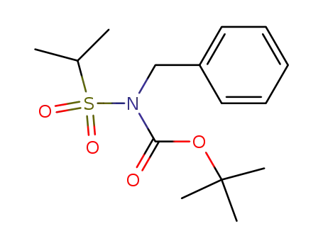 N-benzyl N-(tert-butoxycarbonyl) iso-propylsulfonamide